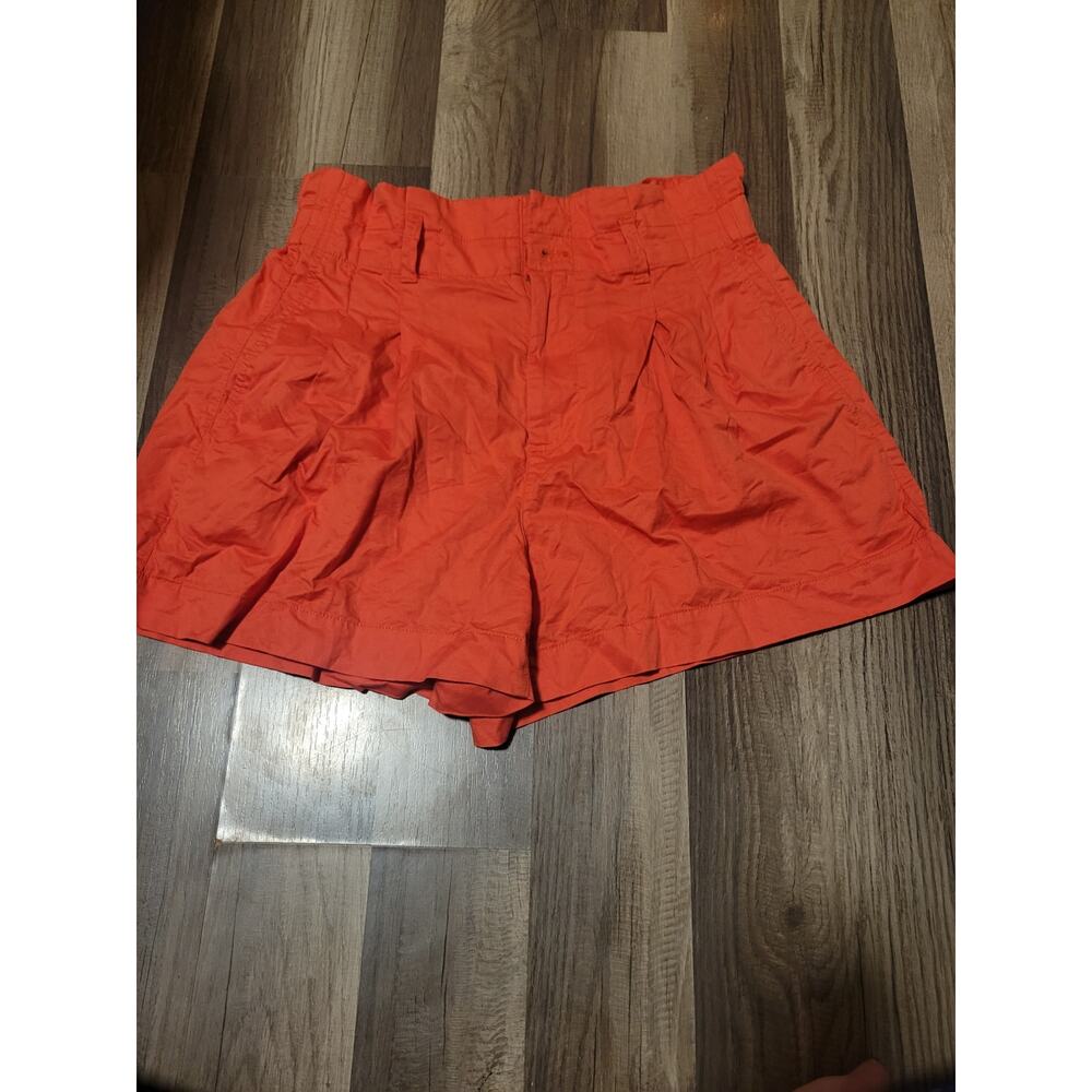 Madewell orange Paper Waist Shorts Size 4